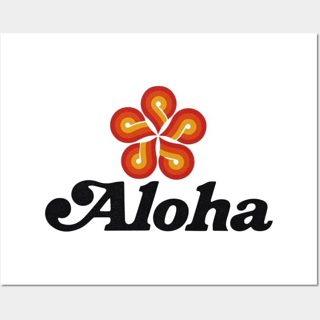 Defunct Aloha Airlines 1976 Wall Art by LocalZonly